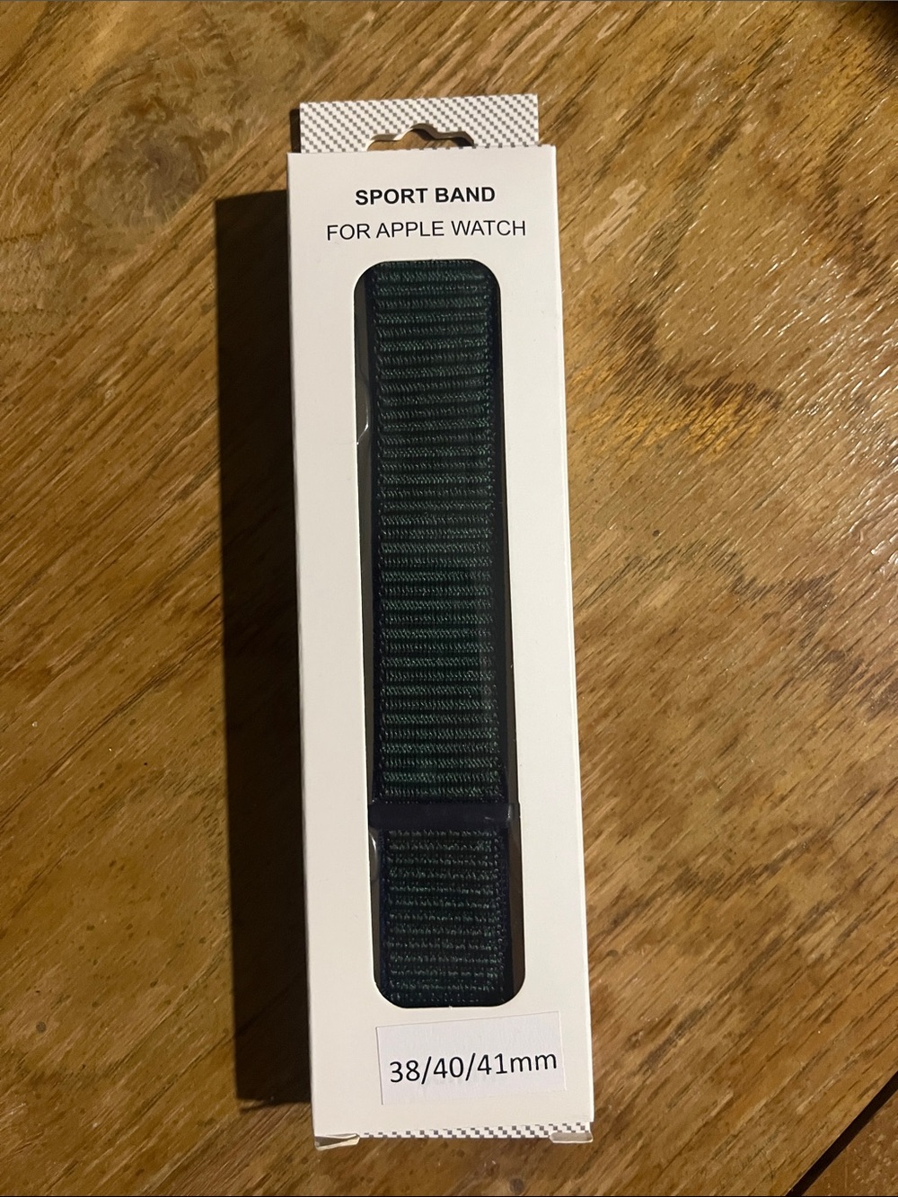 Size 38/40/41 mm Sport Band for Apple Watch - Dark Green/Dark Blue Color